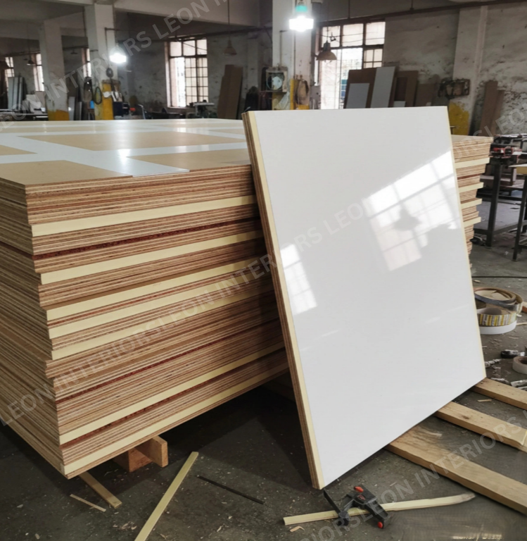 Leon interiors Premium high-gloss doors with thick edge banding